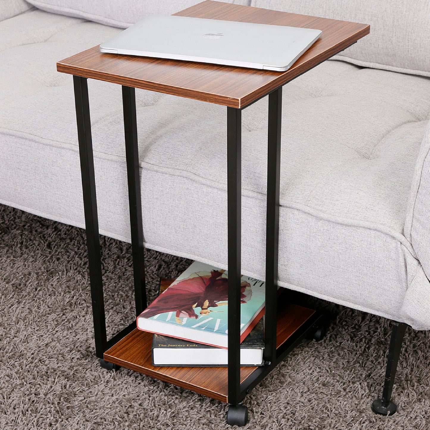 JJS Side End C Table for Sofa, Small Spaces