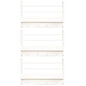 JJS Floating Book Shelf Coat Rack, Set of 1
