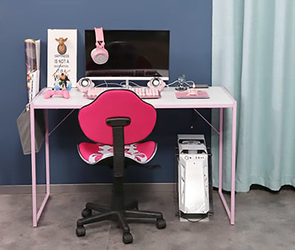 JJS Small Computer Desk Simple Style Writing Desk for Small Spaces Home Office