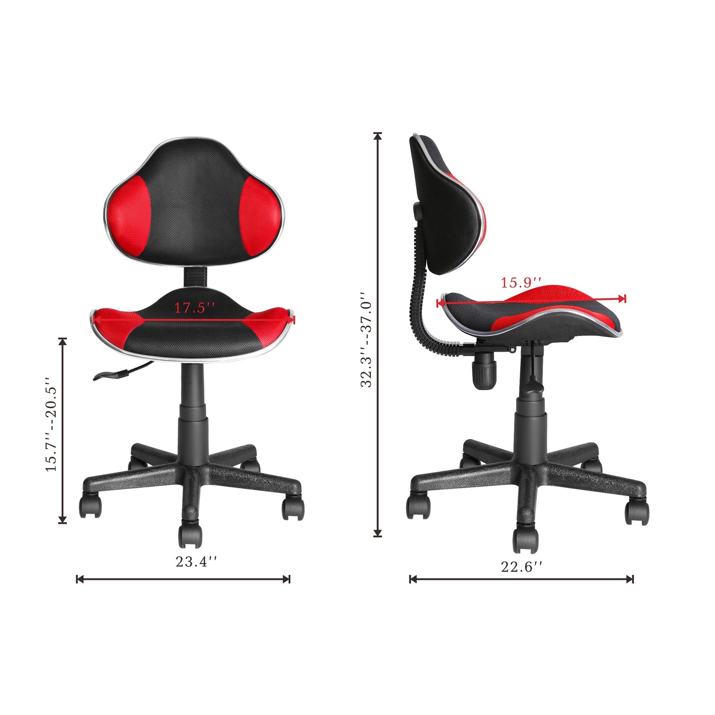 JJS Home Office Low Back Computer Executive Chair