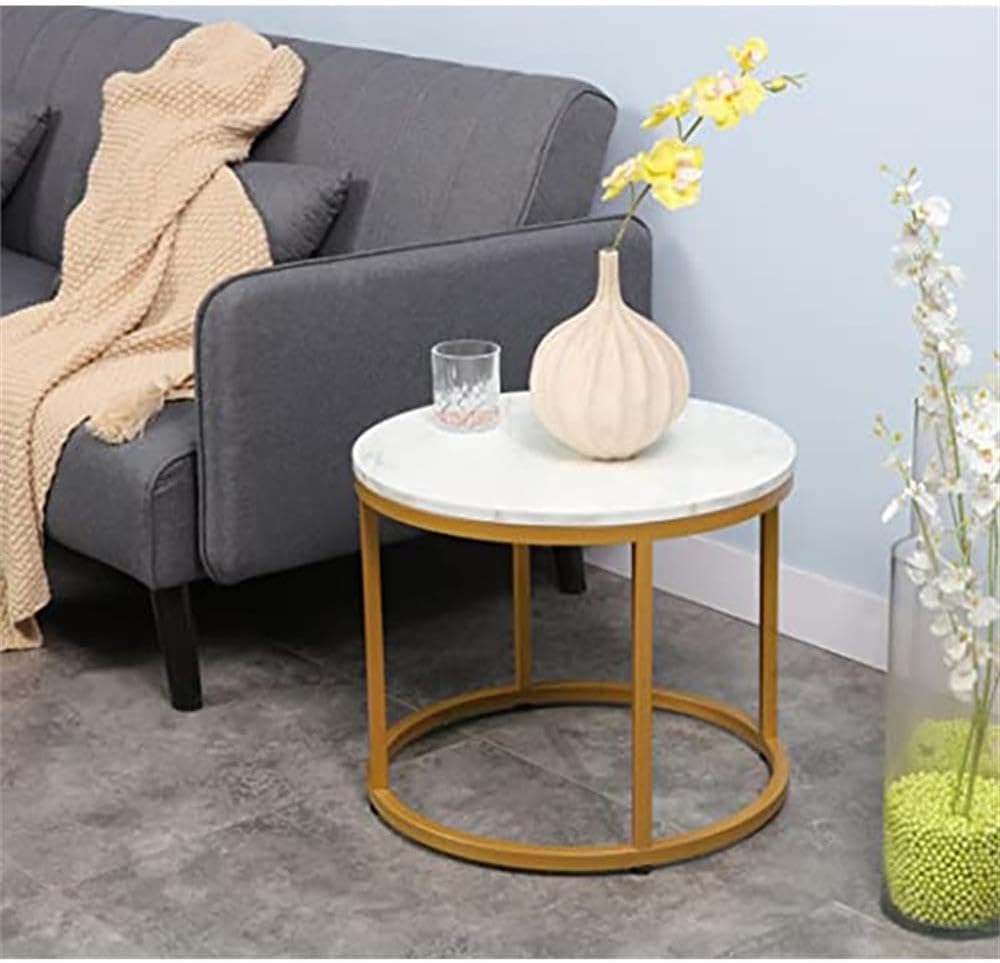 JJS Modern Round Nesting Coffee Table Set of 2