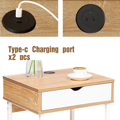 JJS Side End Table, Easy Assembly