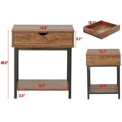 JJS Side End Table, Easy Assembly