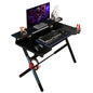 JJS 48" Home Office Gaming Computer Desk with Removable Monitor Stand
