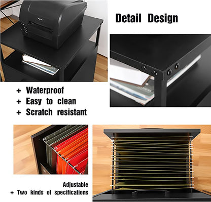 JJS Wood File Cabinet