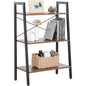 JJS Industrial 3-Tier Bookshelf