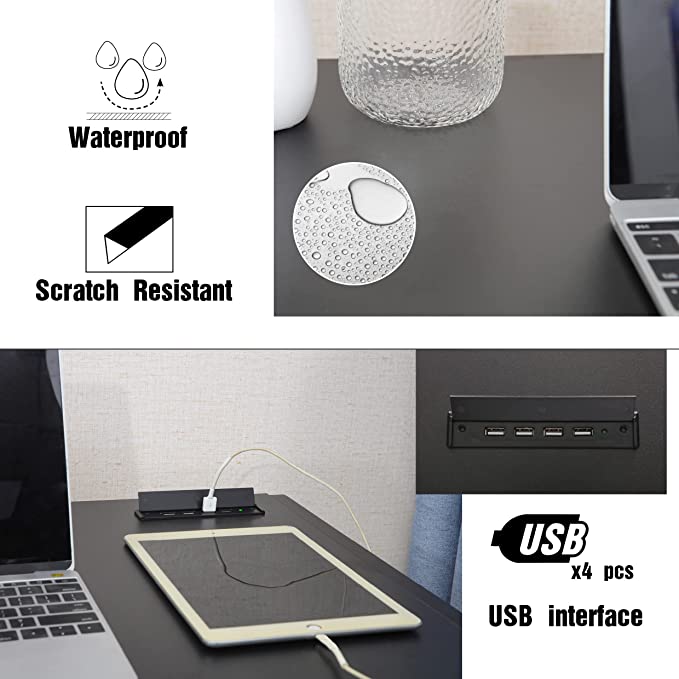 JJS Small Computer Desk Simple Style Writing Desk for Small Spaces Home Office