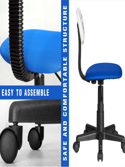 JJS Kids Rolling Drawing Desk Chair