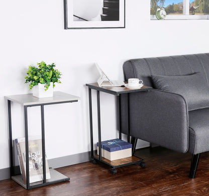 JJS Side End C Table for Sofa, Small Spaces