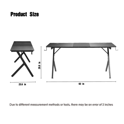 JJS Game Table 63"，Carbon Fiber Surface Computer Table