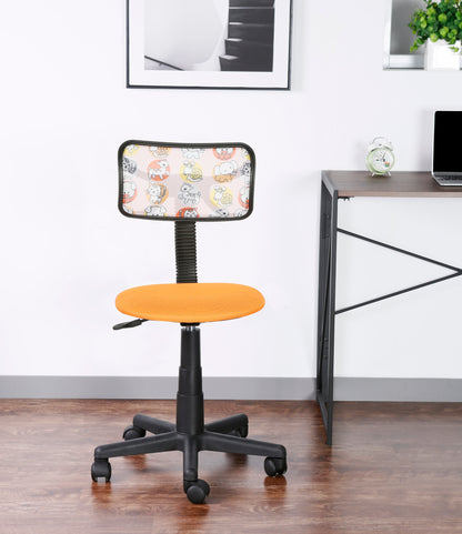 JJS Kids Mesh Rolling Desk Chair, Animal