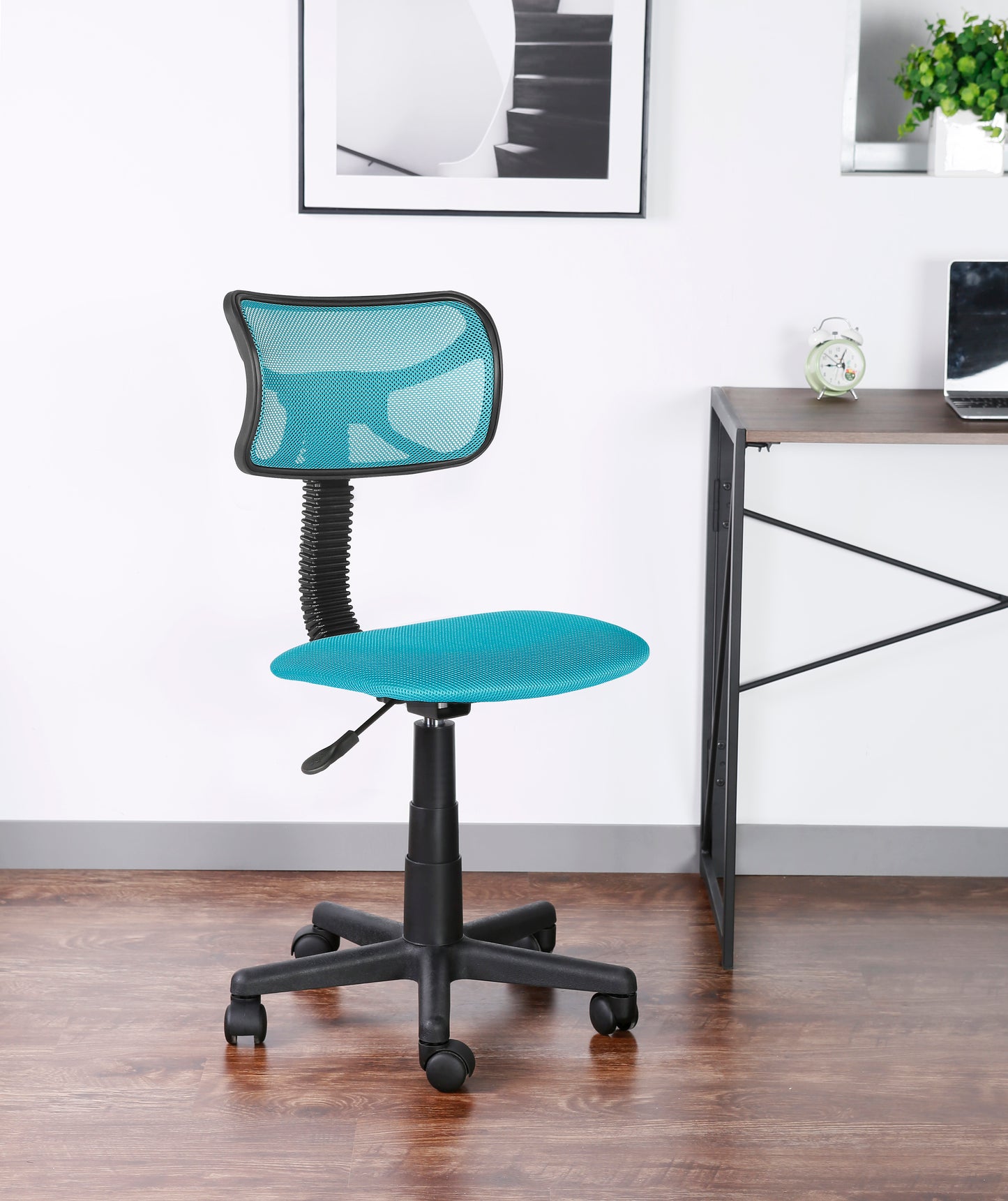 JJS Kids Mesh Rolling Desk Chair, Animal