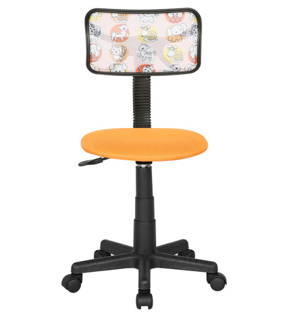JJS Kids Mesh Rolling Desk Chair, Animal