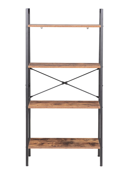 JJS Industrial 3-Tier Bookshelf