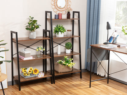 JJS Industrial 3-Tier Bookshelf