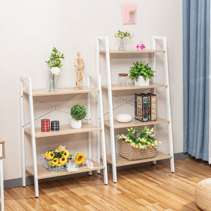 JJS Industrial 3-Tier Bookshelf